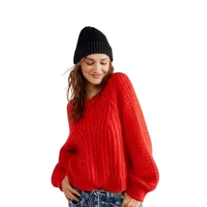 Women's Slim-Fit Layering Long Sleeve Knit Rib Crew Neck (Available in Plus Size), Pack of 2